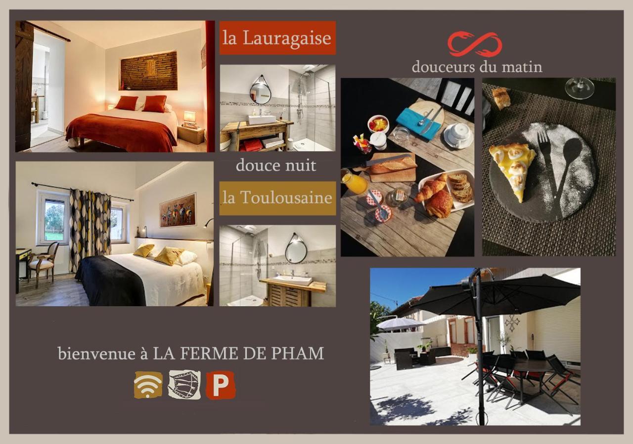 Bed and Breakfast La Ferme De Pham Belberaud Exterior foto